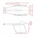 C-Racer Universal Flat Track Seat and Tail Fairing with Number Plates - SCR4.1 C-Racer Universal Flat Track Seat and Tail Fairing with Number Plates - SCR4.1
